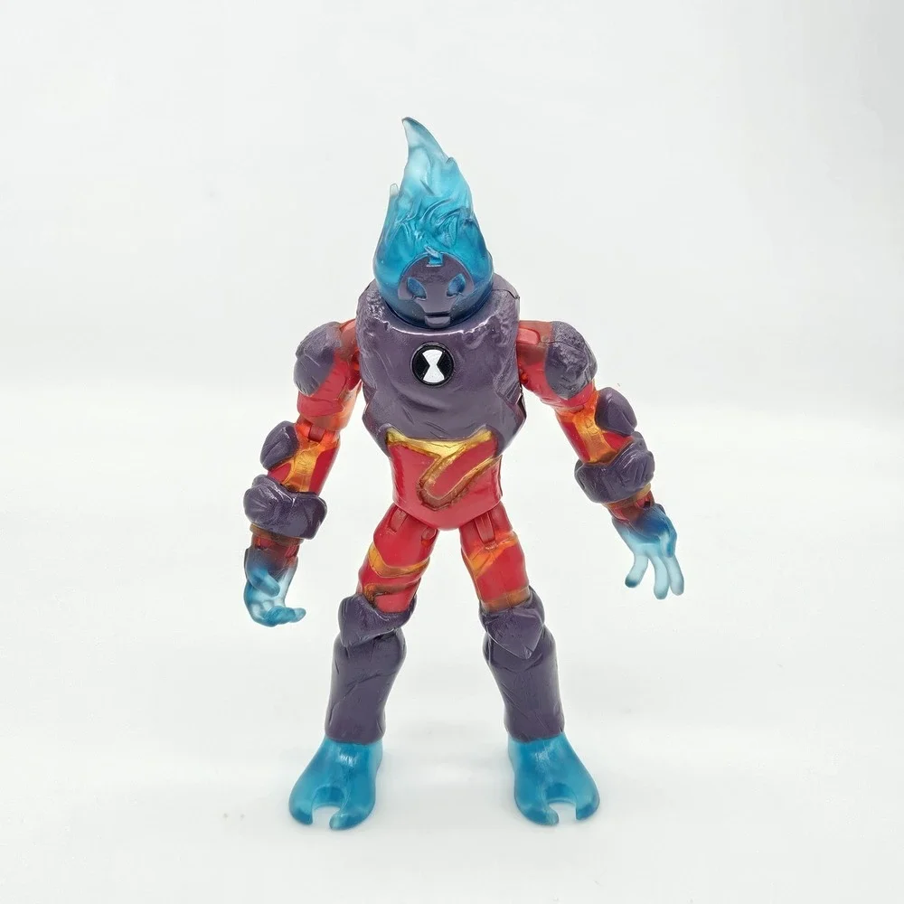 Ben 10 Heatblast Action Figure Playmates 2017 Omni-Enhanced Translucent Blue